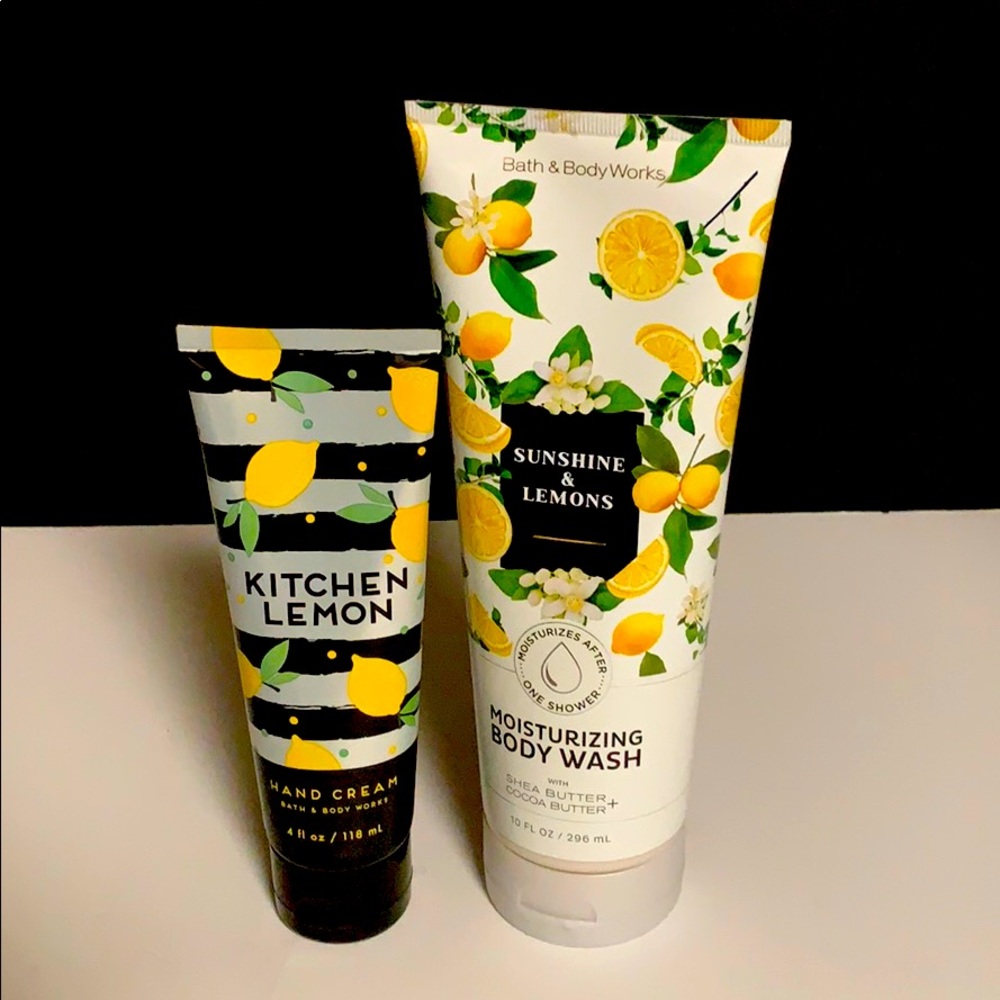 BBW Sunshine & lemons and Kitchen Lemon.